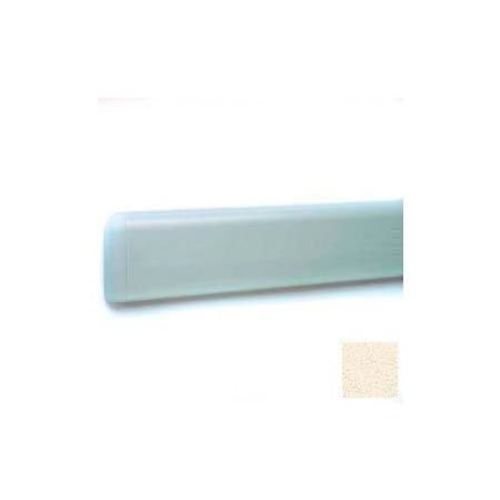 Pawling Wall Guard W/Rounded Top Edge, Aluminum Retainer, 4"H x 12'L, Porcelain WG-4-12-555